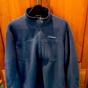 Mens Cloudveil 1/2 zip navy sweater